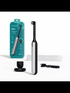 NWT Quip Rev 360 Oscillating Toothbrush - Gray Shadow
